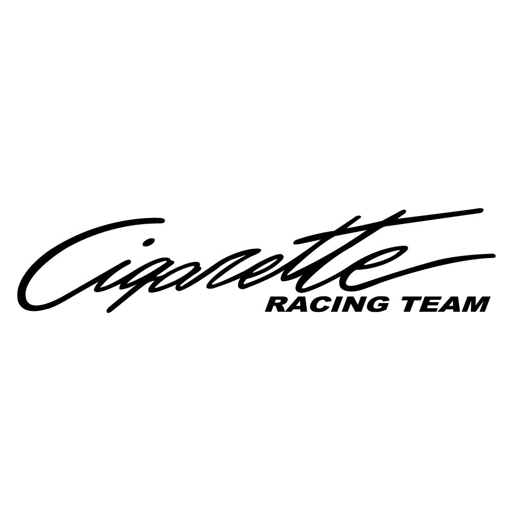 cigarette boat decals Cigarette Racing Written Boat Decal