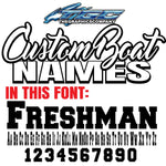 Custom Boat Names Freshman