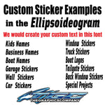Custom Stickers Ellipsoideogram
