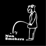 Piss On Non Smokers Decal