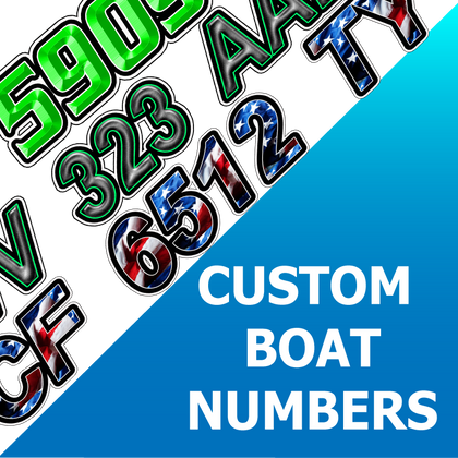 Custom Boat Numbers