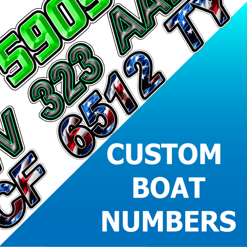 Custom Boat Numbers