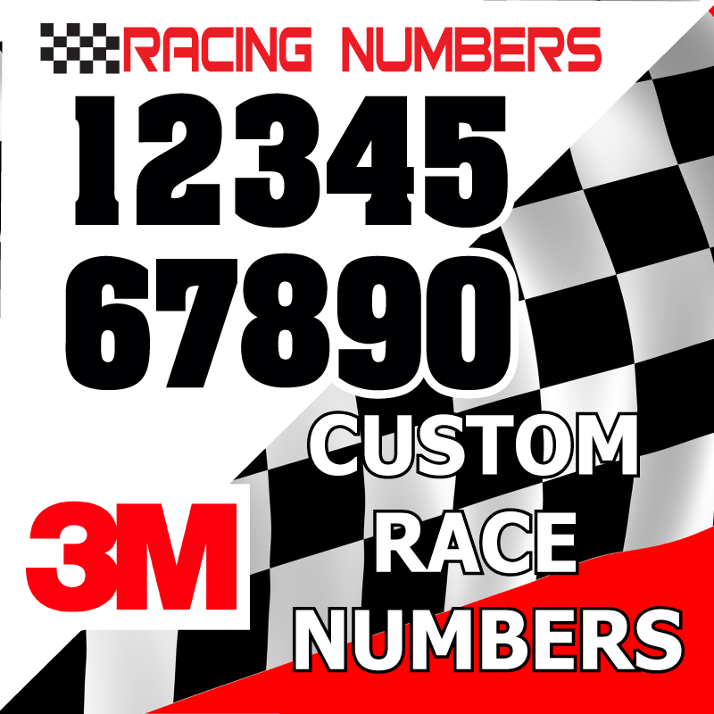 Racing Numbers – The Graphics Company