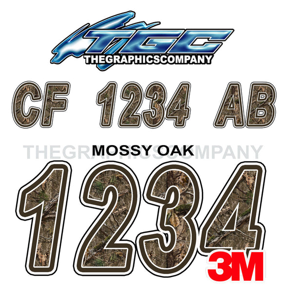 Mossy Oak Boat Registration Numbers – The Graphics Company