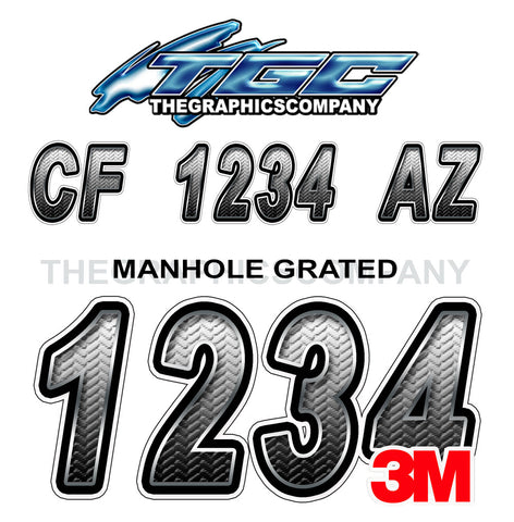 Manhole Boat Registration Numbers