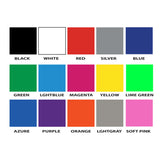 Curlz Custom Boat Names Color Chart