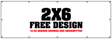 Custom Banner 2 x 6 