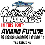 Aviano Future Custom Boat Names
