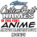 Anime Ice Custom Boat Names