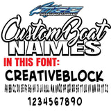 Custom Boat Names Creative Block