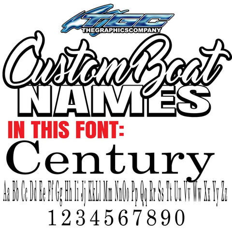 Custom Boat Names Century