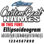 Custom Boat Names Elippsoideogram
