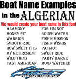 Custom Boat Names Algerian