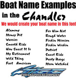 Custom Boat Names Chandler