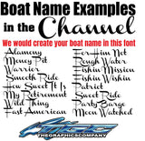 Custom Boat Names Channel  