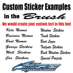 Custom Stickers Brush