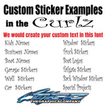 Custom Stickers Curlz