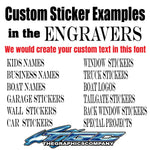 Custom Stickers Engravers