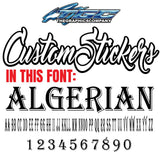 Custom Stickers Algerian