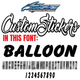 Custom Stickers Balloon