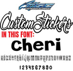 Custom Stickers Cheri