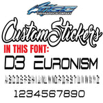 Custom Stickers D3
