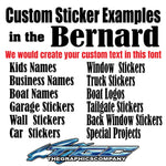 Custom Stickers Bernard
