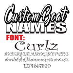 Custom Boat Names Curlz 