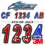 4th of July Boat Registration Numbers