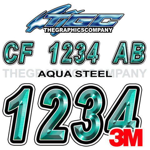 Aqua Steel Boat Registration Numbers
