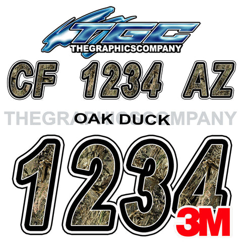 Oak Duck Boat Registration Numbers