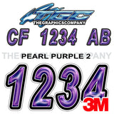 Pearl Purple 2 Boat Registration Numbers