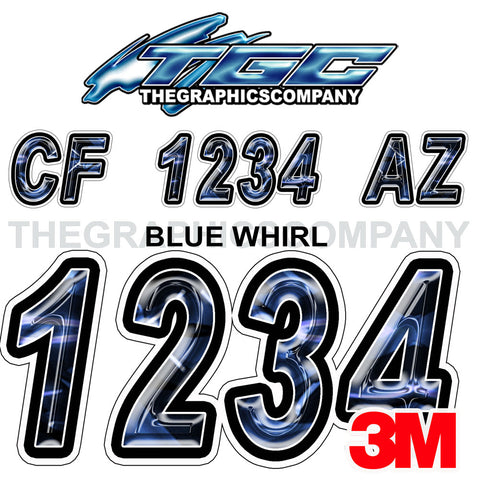 Blue Whirl Boat Registration Numbers