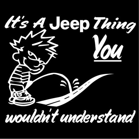 It's aJeep thing Decal