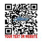 2" Custom QR Code Decals Your Text or Web Site