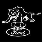 Tiger Ford Decal