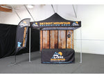 Outdoor Bundle 10X10-Fully Printed Canopy Flag and Stretch Table Cover